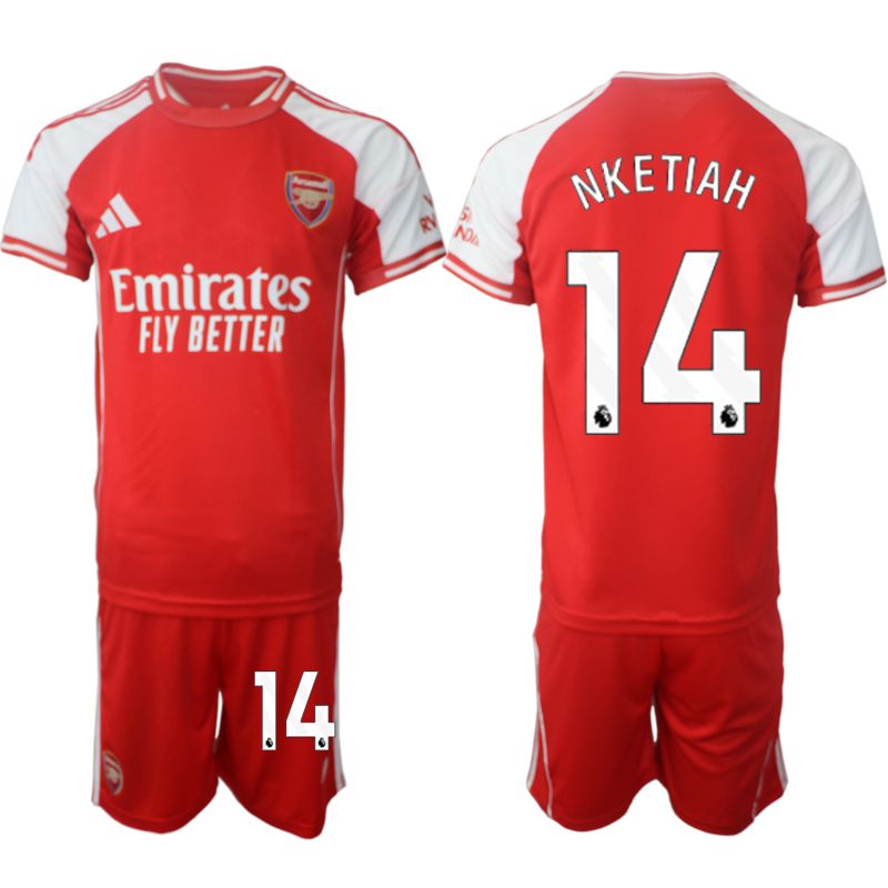 Men 2025-2026 Season Club Arsenal home red #14 Soccer Jerseys